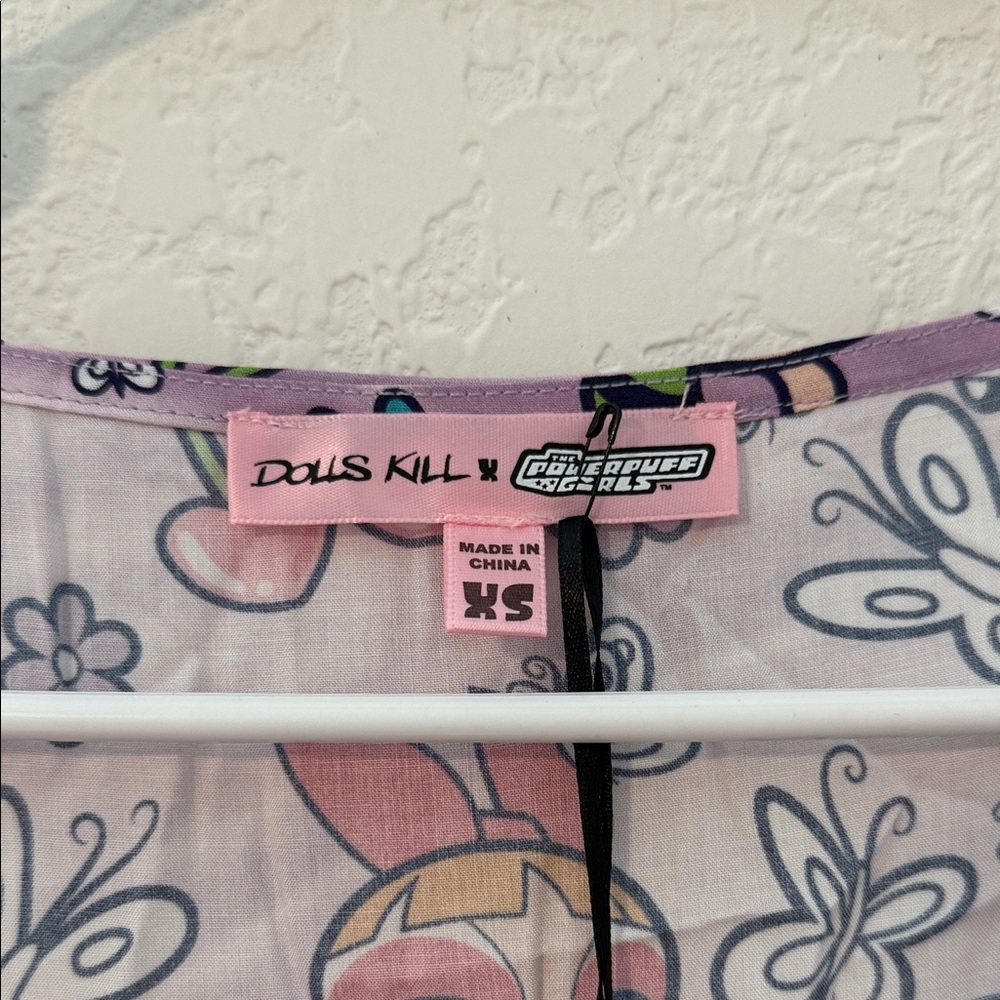 ❤️🔥NWT Dolls Kill X Powerpuff Girls Little Angel Babydoll Dress - Picture 2 of 5